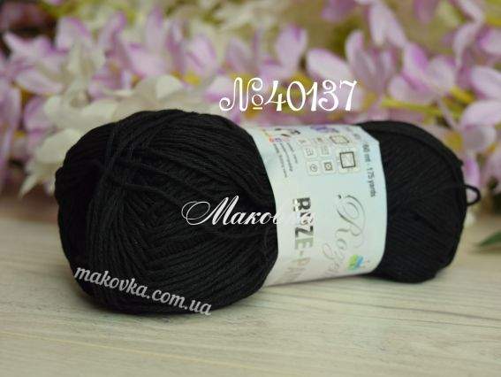 ROZE-PANC Rozetti пряжа пряжа 40137 чорний