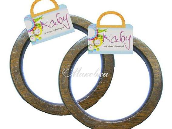 Деревянные ручки для сумки Кабу Choco 7