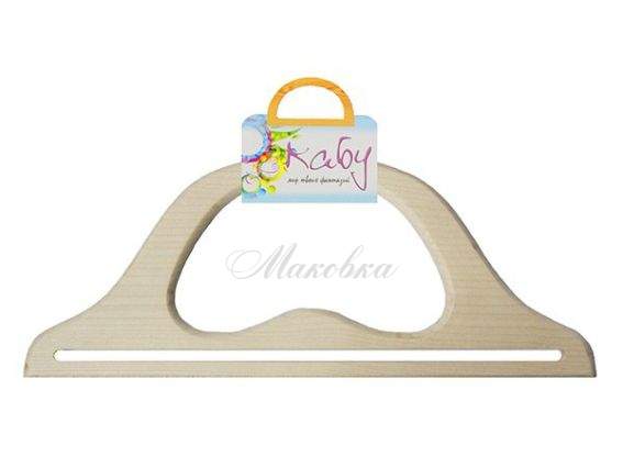 Деревянные ручки для сумки Кабу Nature 3 (без лака)