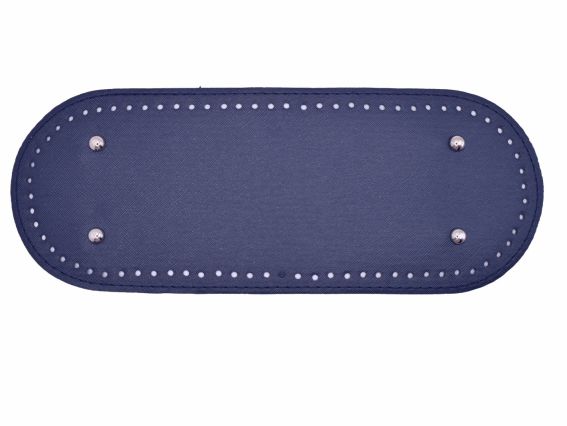 Денце для сумки овальне 31,5*12 см, Темно-Синє з ніжками