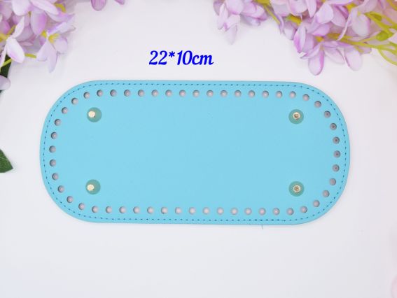 Донышко прямоугольное 10*22см, Голубое, с ножками