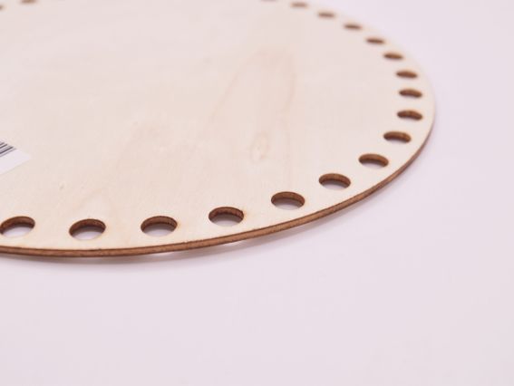 Денце для кошика кругле з фанери, діаметр 20см