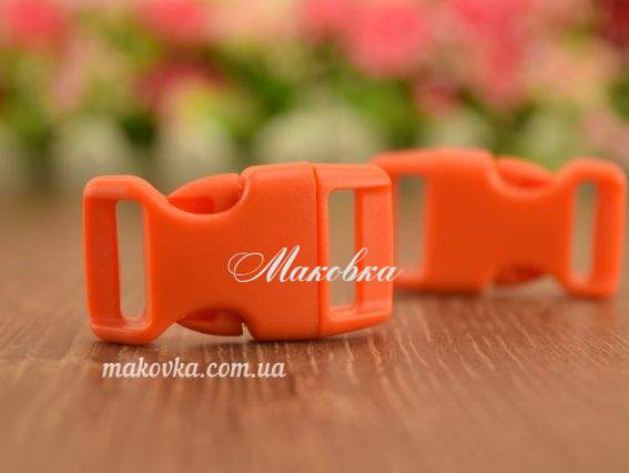 Пряжка-замок фастекс 39.5x22x8.5мм цвет ОРАНЖЕВЫЙ, прорезь 14-15мм 1 шт Пряжка-замок фастекс 39.5x22x8.5мм цвет ОРАНЖЕВЫЙ, прорезь 14-15мм 1 шт