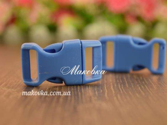 Пряжка-замок фастекс 39.5x22x8.5мм цвет ГОЛУБОЙ, прорезь 14-15мм 1 шт Пряжка-замок фастекс 39.5x22x8.5мм цвет ГОЛУБОЙ, прорезь 14-15мм 1 шт