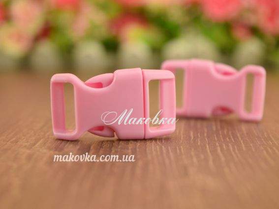 Пряжка-замок фастекс 39.5x22x8.5мм цвет Светло РОЗОВЫЙ, прорезь 14-15мм 1 шт Пряжка-замок фастекс 39.5x22x8.5мм цвет Светло РОЗОВЫЙ, прорезь 14-15мм 1 шт
