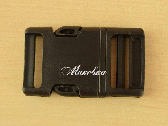 Пряжка-замок фастекс №5464 розмір 65х32 мм колір ЧОРНИЙ, проріз 28 мм Пряжка-замок фастекс №5464 розмір 65х32 мм колір ЧОРНИЙ, проріз 28 мм