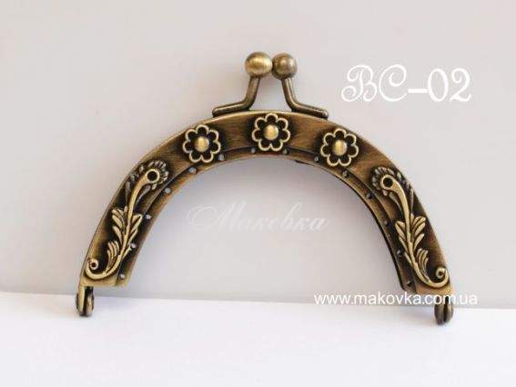 Замок-рамка металлическая (фермуар)  ВС-02 РТО Замок-рамка металлическая (фермуар)  ВС-02 РТО