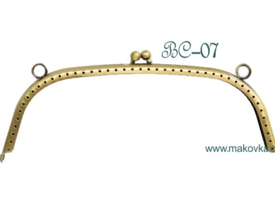 Замок-рамка металлическая (фермуар) ВС-07 РТО Замок-рамка металлическая (фермуар) ВС-07 РТО