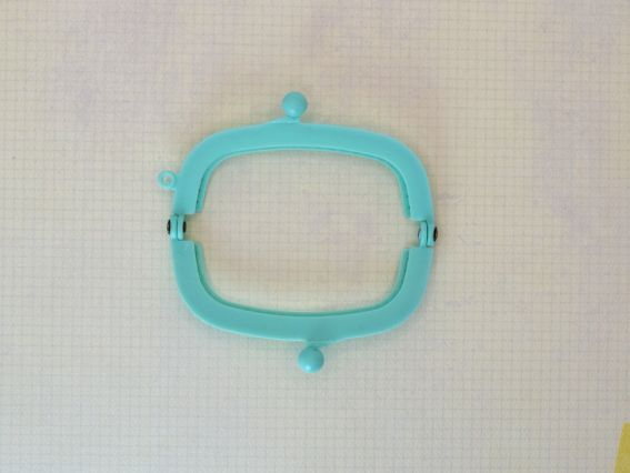 Фермуар М-22-08 М'ятний, замок-рамка 9х5,5 см для гаманця