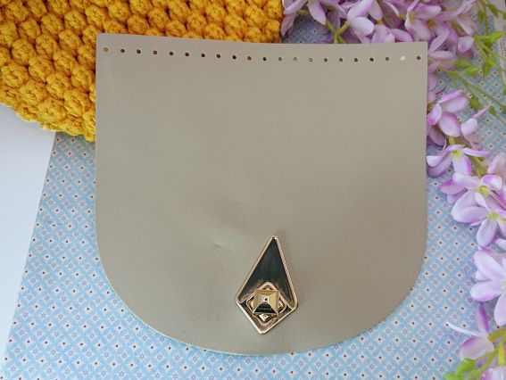 Клапан с замочком полукруглый Кофе с молоком  21х19,5 см, Б61012266