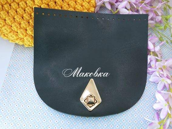 Клапан с замочком полукруглый Чорный 21х19,5 см, Б61012266