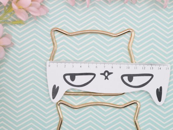 Ручки для сумки металеві форма Киця 11,5см, колір Золото