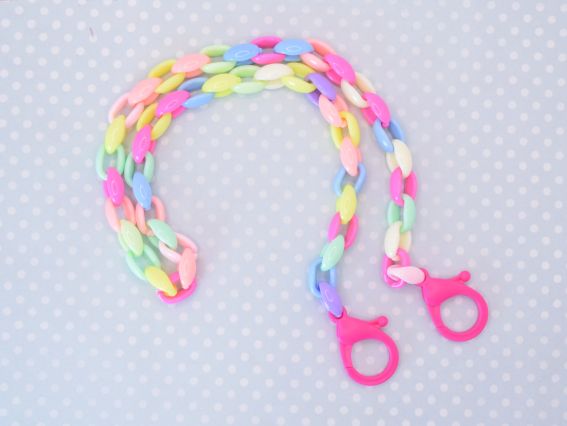 Ручка-цепь 60 см Разноцветная 1 шт