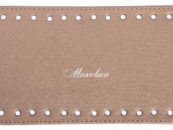 Донышко прямоугольное из экокожи, 12х25см, цвет Бронза 71706 ТрК , 1 шт Донышко прямоугольное из экокожи, 12х25см, цвет Бронза 71706 ТрК , 1 шт