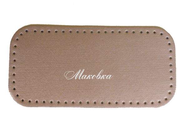 Донышко прямоугольное из экокожи, 15х31см, цвет Бронза 71606 ТрК , 1 шт Донышко прямоугольное из экокожи, 15х31см, цвет Бронза 71606 ТрК , 1 шт