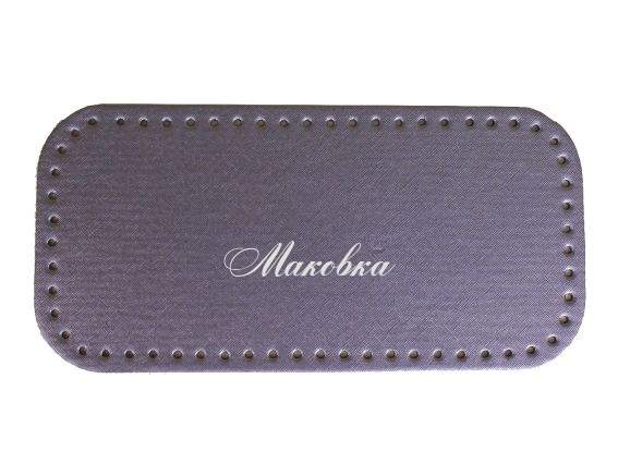 Донышко прямоугольное из экокожи, 15х31см, цвет Металлик 71612 ТрК , 1 шт Донышко прямоугольное из экокожи, 15х31см, цвет Металлик 71612 ТрК , 1 шт