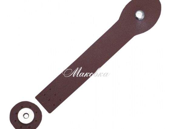 Клапан для сумки малый с Серебряной магнитной застежкой, экокожа, цвет Бордо ТрК 725005 Клапан для сумки малый с Серебряной магнитной застежкой, экокожа, цвет Бордо ТрК 725005