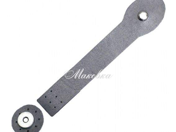 Клапан для сумки малый с Серебряной магнитной застежкой, экокожа, цвет Металлик ТрК 725007 Клапан для сумки малый с Серебряной магнитной застежкой, экокожа, цвет Металлик ТрК 725007