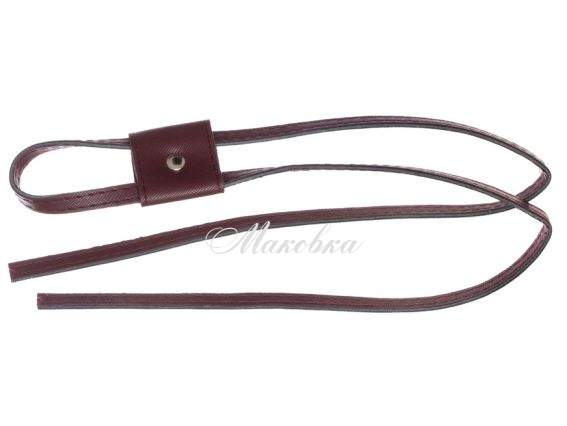 Затяжка для рюкзака 99 см, цвет Бордо, фурнитура серебро, ТрК 84003 Затяжка для рюкзака 99 см, цвет Бордо, фурнитура серебро, ТрК 84003