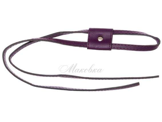 Затяжка для рюкзака 99 см, цвет Лиловый, фурнитура серебро, ТрК 84011 Затяжка для рюкзака 99 см, цвет Лиловый, фурнитура серебро, ТрК 84011