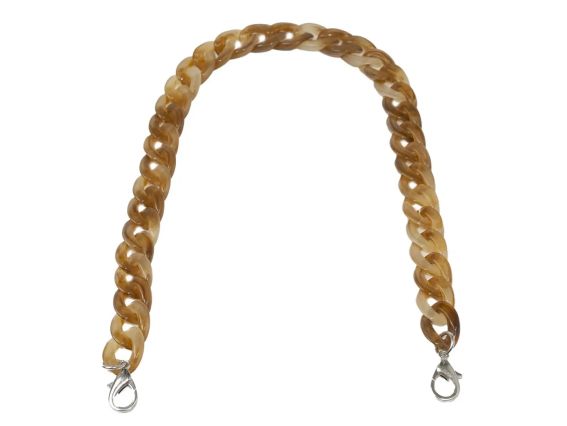 Ручка-ланцюг 87031, акрилова, Бурштинова 60 см Ручка-ланцюг 87031, акрилова, Бурштинова 60 см