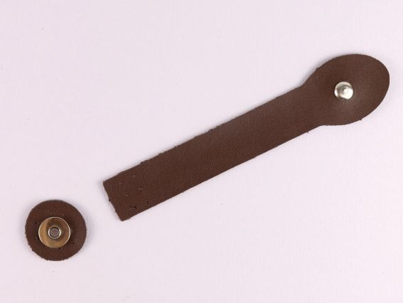 Клапан для сумки малый с Золотой магнитной застежкой, экокожа, цвет Браун ТрК 725011 Клапан для сумки малый с Золотой магнитной застежкой, экокожа, цвет Браун ТрК 725011