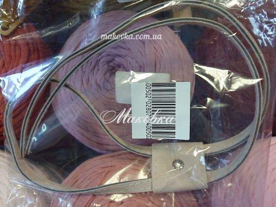 Затяжка для рюкзака 99 см, цвет Латте, фурнитура серебро, ТрК 84020 Затяжка для рюкзака 99 см, цвет Латте, фурнитура серебро, ТрК 84020