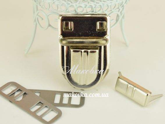 Замок портфельный №8452 ПЛАТИНА, 1 шт Замок портфельный №8452 ПЛАТИНА, 1 шт