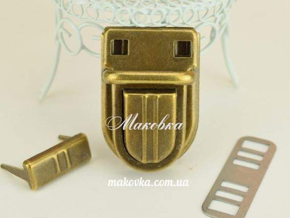 Замок портфельный №8452 античная БРОНЗА, 1 шт Замок портфельный №8452 античная БРОНЗА, 1 шт