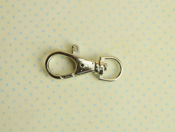 Застібка для сумки або брелока Лобстер (карабін) №3, Сталевий, 1 шт Застібка для сумки або брелока Лобстер (карабін) №3, Сталевий, 1 шт
