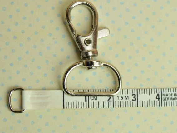 Лобстер застібка для сумки 25x40x5 мм, 1 шт