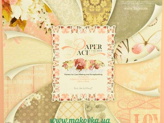 Альбом скрап бумаги PS020 Eno Greeting 30х30 см Альбом скрап бумаги PS020 Eno Greeting 30х30 см