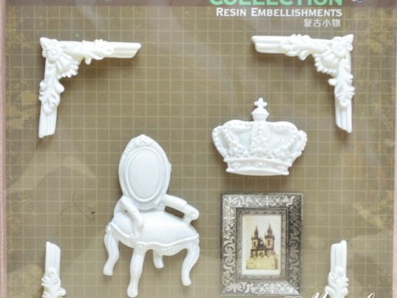 Набор объёмных украшений "Императрица", 6 шт,  Eno Greeting 