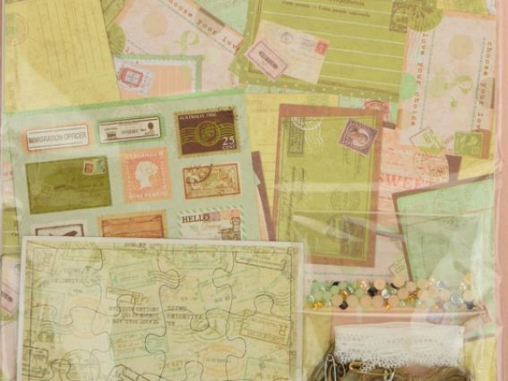 Набор для скрап. и декора с пазлом GP003 Саксофон Eno Greeting Набор для скрап. и декора с пазлом GP003 Саксофон Eno Greeting