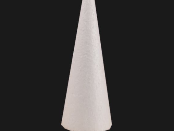 Конус из пенопласта, высота 10 см Конус из пенопласта, высота 10 см