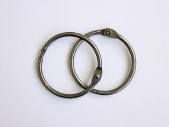 Кольца для альбомов 35 мм, 2 шт, серебро, SCB2504135 Кольца для альбомов 35 мм, 2 шт, серебро, SCB2504135