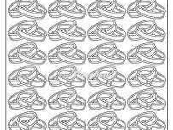 Контурные стикеры Свадебные кольца, золото SCB1504450, ScrapBerrys Контурные стикеры Свадебные кольца, золото SCB1504450, ScrapBerrys