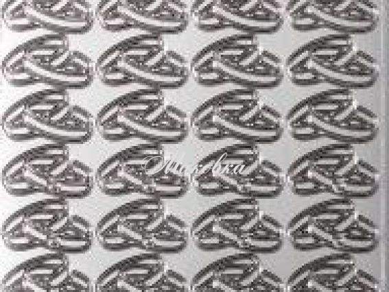 Контурные стикеры Свадебные кольца, серебро SCB1504451, ScrapBerrys Контурные стикеры Свадебные кольца, серебро SCB1504451, ScrapBerrys