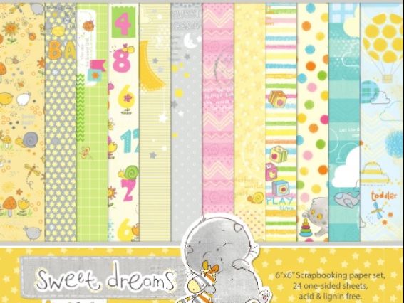 Набор дизайнерской бумаги Басик Малыш, 24 л, 15х15 см Scrap Berrys SCB220607410 Набор дизайнерской бумаги Басик Малыш, 24 л, 15х15 см Scrap Berrys SCB220607410