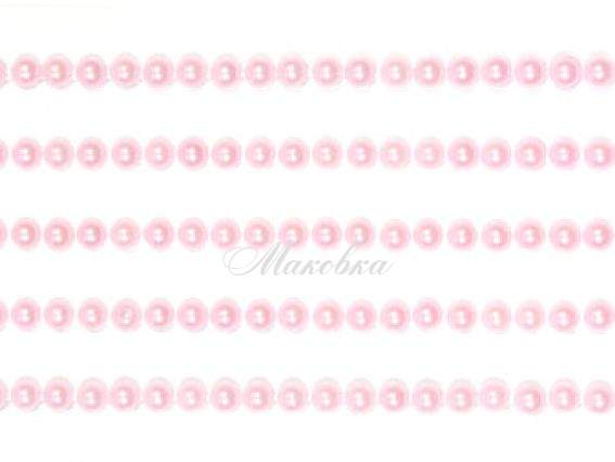 Полу-жемчужинки клеевые 4 мм, розовые, 125 шт Scrap Berrys Полу-жемчужинки клеевые 4 мм, розовые, 125 шт Scrap Berrys