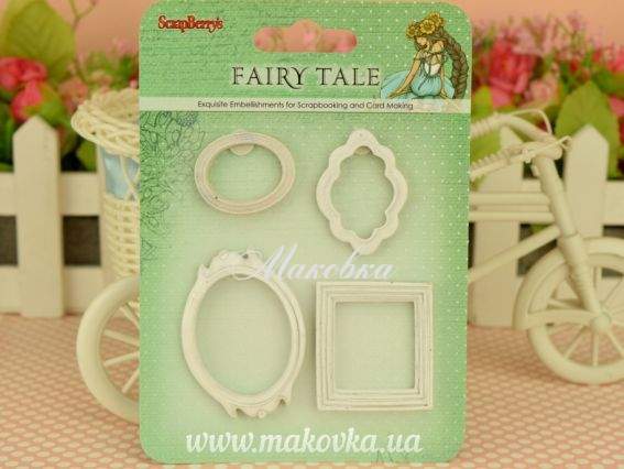 Набор полимерных фигурок Сказка про фей. Набор рамок. Scrap Berrys SCB26002013 Набор полимерных фигурок Сказка про фей. Набор рамок. Scrap Berrys SCB26002013