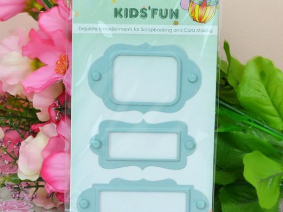 Набор рамочек Забава, ScrapBerrys, SCB34001008, голубые Набор рамочек Забава, ScrapBerrys, SCB34001008, голубые