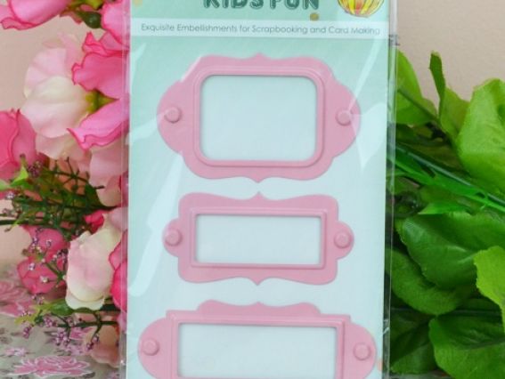 Набор рамочек Забава, ScrapBerrys, SCB34001009, розовые Набор рамочек Забава, ScrapBerrys, SCB34001009, розовые