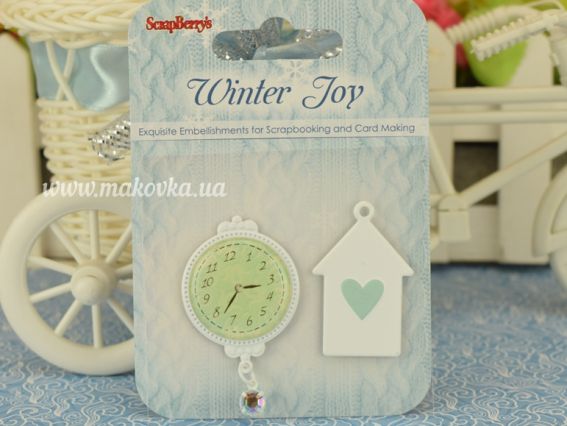 Набор металлических украшений Зимнее Утро-1 ScrapBerrys SCB3409109 Набор металлических украшений Зимнее Утро-1 ScrapBerrys SCB3409109
