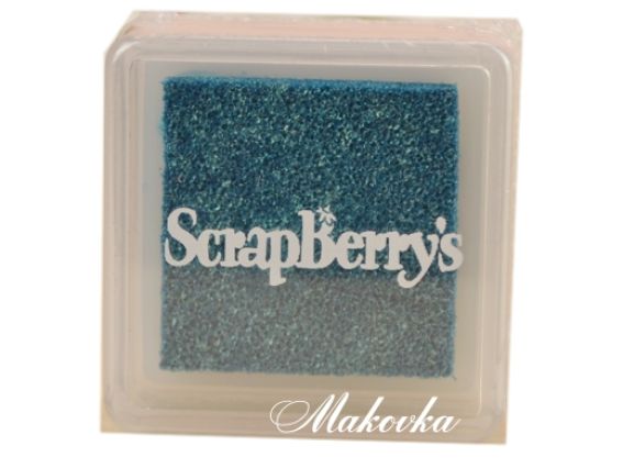 Пигментные чернила, Блестящий бирюзовый, 2,5x2,5 см, SCB1210408 Scrap Berrys Пигментные чернила, Блестящий бирюзовый, 2,5x2,5 см, SCB1210408 Scrap Berrys