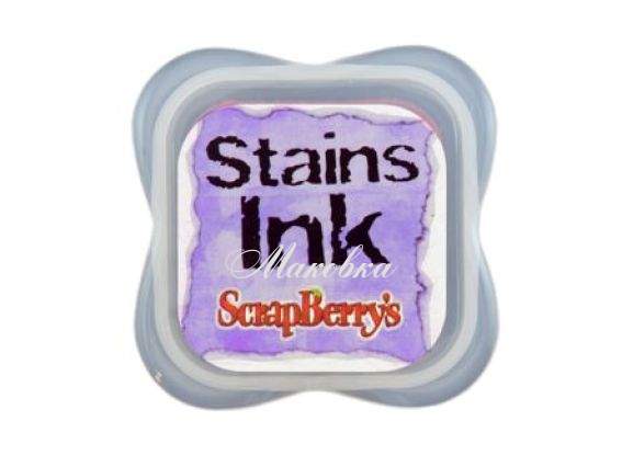 Чернила с эффектом цветных пятен Стейнс Пурпурные, SCB1210504 Scrap Berrys