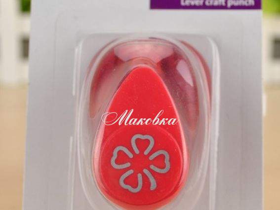 Дирокол фігурний (компостер) 3D Квітка (конюшина) 1,5 см Heyda 20-3b 874 57 Дирокол фігурний (компостер) 3D Квітка (конюшина) 1,5 см Heyda 20-3b 874 57