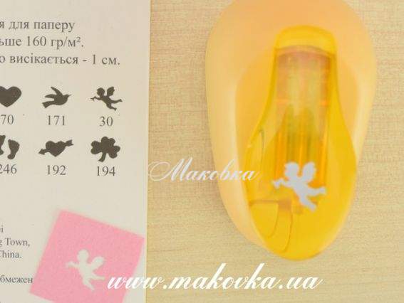 Дырокол (компостер) фигурный №30 Ангел 8мм CD99XS Чаривна мыть Дырокол (компостер) фигурный №30 Ангел 8мм CD99XS Чаривна мыть