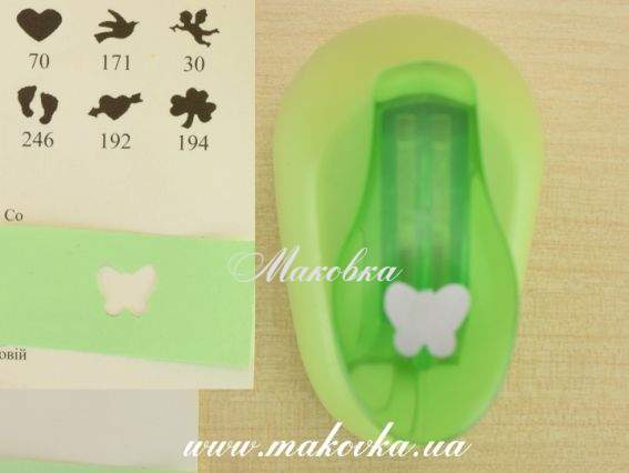 Дырокол (компостер) фигурный №45 Бабочка 8 мм CD99XS Чаривна мыть Дырокол (компостер) фигурный №45 Бабочка 8 мм CD99XS Чаривна мыть