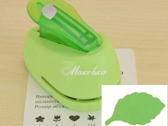 Дырокол (компостер) фигурный №62 Лист, 1,8 см CD99S, Чаривна мыть Дырокол (компостер) фигурный №62 Лист, 1,8 см CD99S, Чаривна мыть